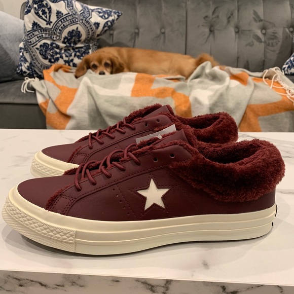 converse one star street warmer leather low top